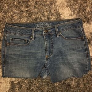 Faded Glory Light Blue Denim Capri Pants